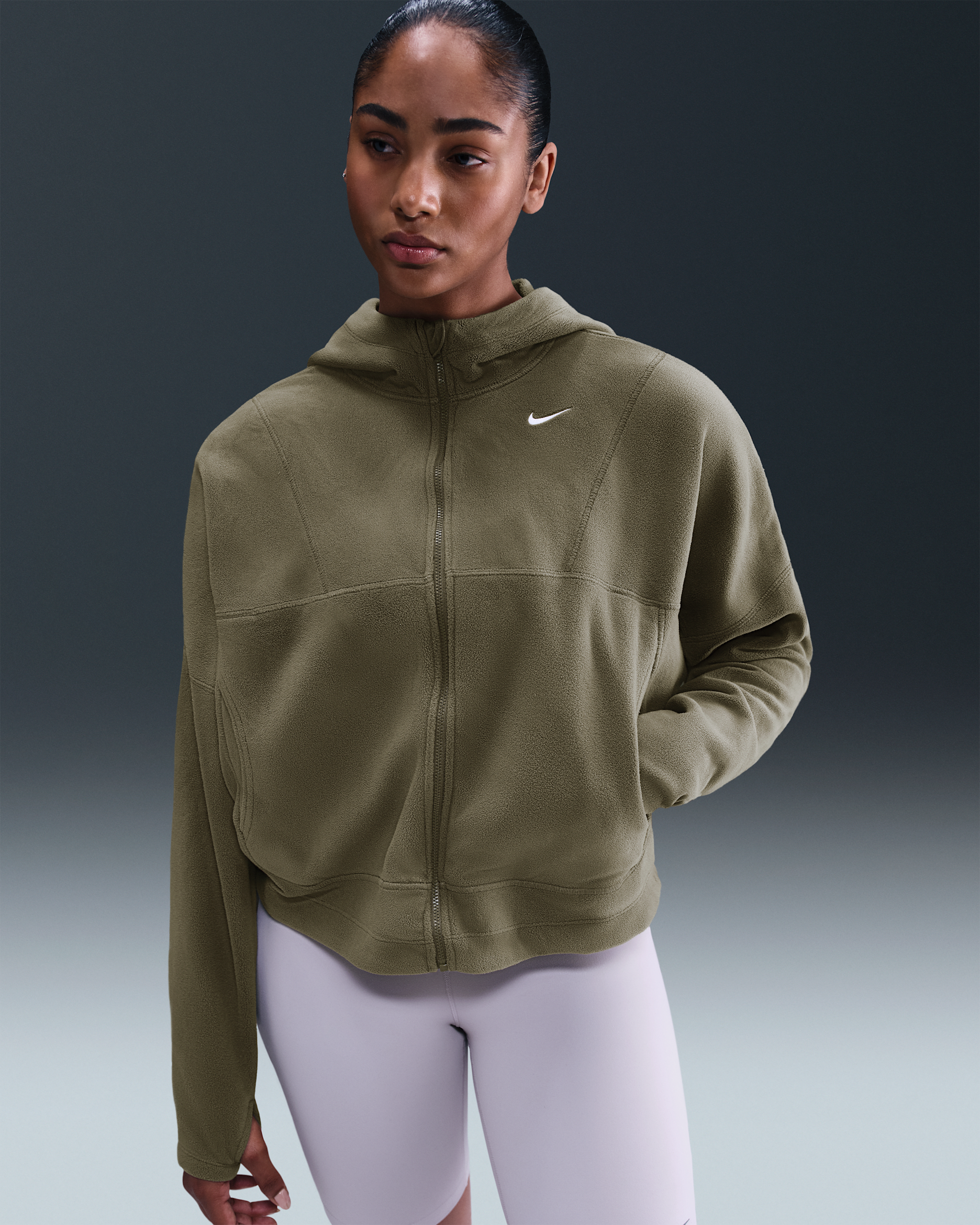 J2846*NIKE/ナイキ*Nike Therma*ジップアップ*フリースジャケット